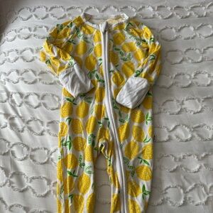 Little Sleepies Lemon Print Kids Pajama Set